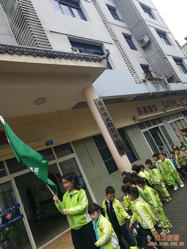 “健康伴我行”重慶武隆偉才幼兒園走進中醫(yī)院社會實踐活動