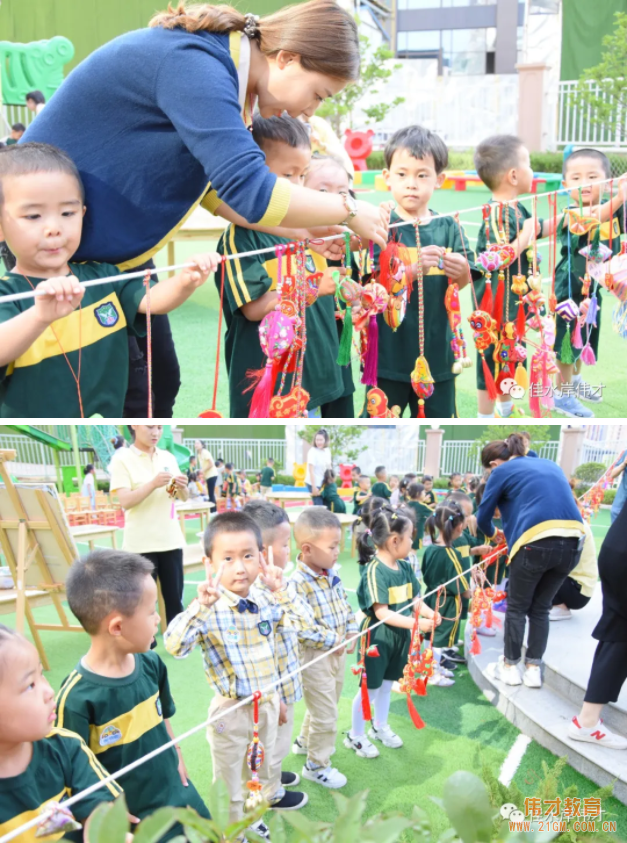 甘肅天水佳水岸偉才幼兒園端午節(jié)活動登上中國教育報！